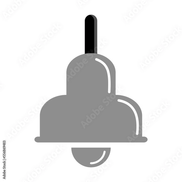 Obraz Shiny Bell Illustration with Handle