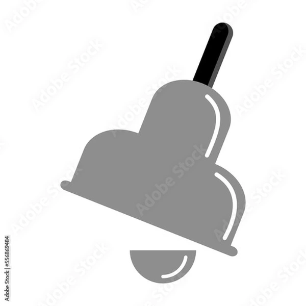 Obraz Shiny Bell Illustration with Handle