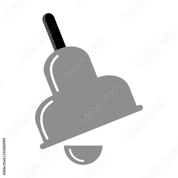 Obraz Shiny Bell Illustration with Handle