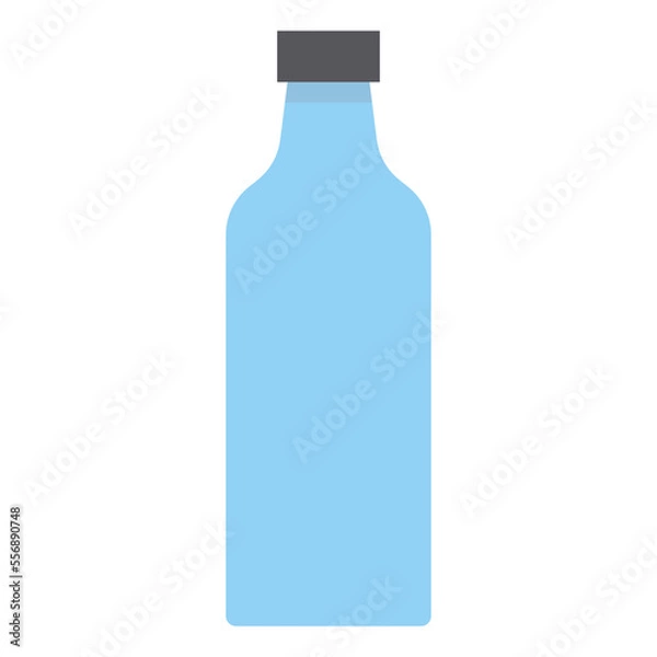 Fototapeta Bottle flat icon