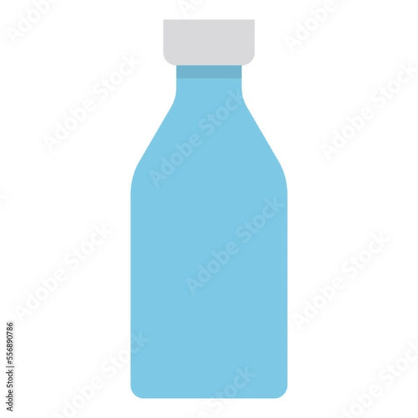 Fototapeta Bottle flat icon