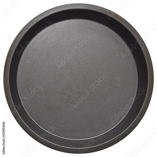 Fototapeta isolated round baking tray