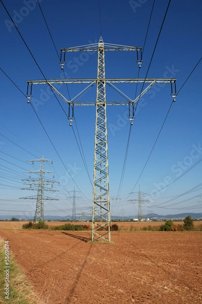 Fototapeta Power Lines