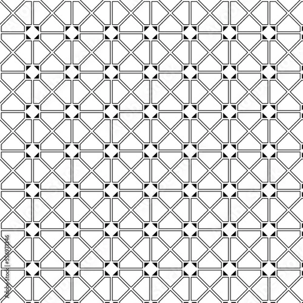 Obraz seamless square pattern can be used for wallpaper, background, ceramics, etc