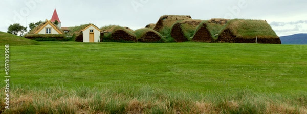 Obraz Old icelandic homes