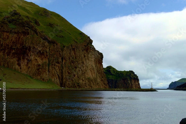 Fototapeta cliffs in the iceland 