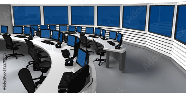 Obraz Surveillance control center