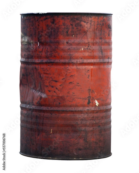 Obraz rusty oil barrel
