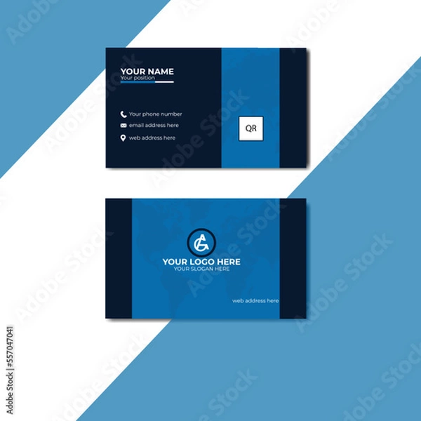 Obraz business card template
