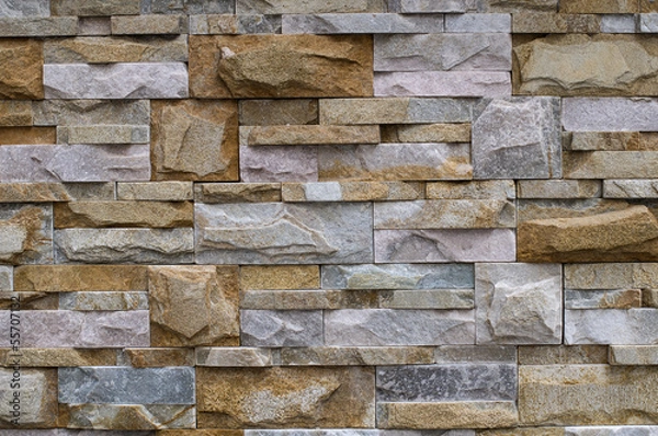 Obraz Stone wall background.