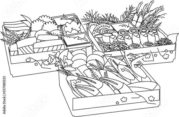 Fototapeta food coloring vector.