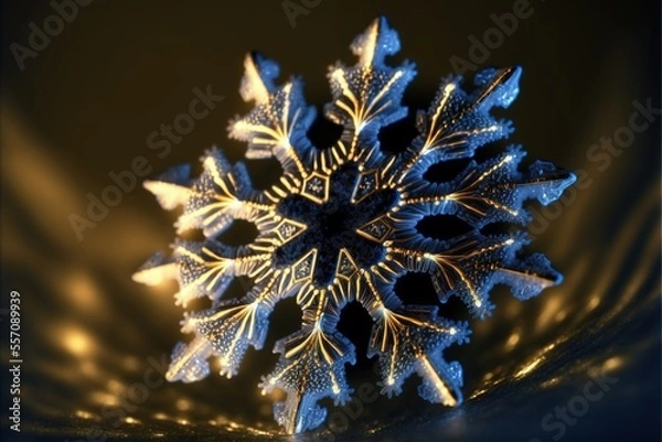 Obraz Single Snowflake