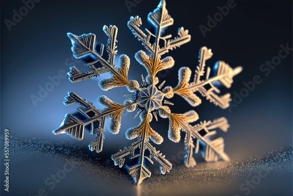 Obraz Single Snowflake