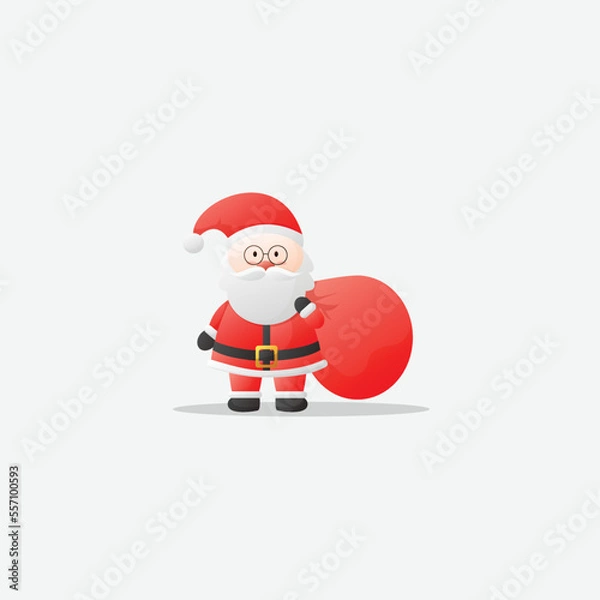 Obraz santa illustration design vector template