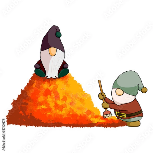 Obraz Gnome autumn 03