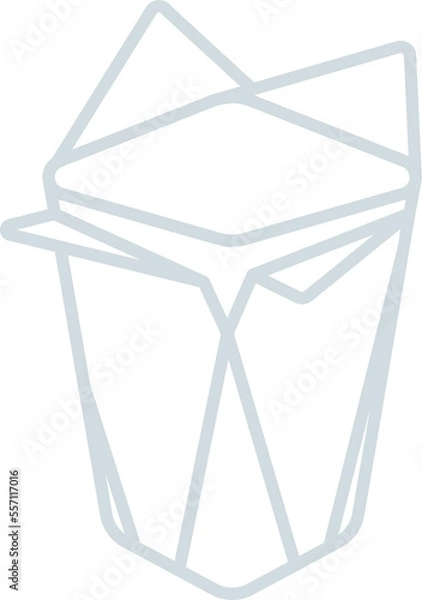 Fototapeta Paper wrapped cake