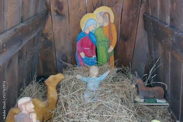 Obraz Szopka Bożonarodzeniowa.