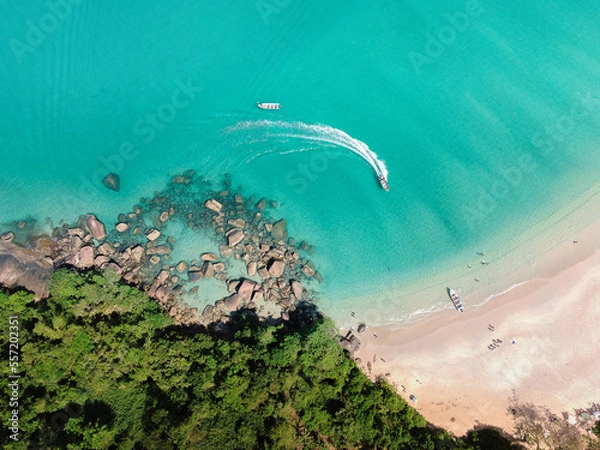 Fototapeta Top view from another paradise in Brazil