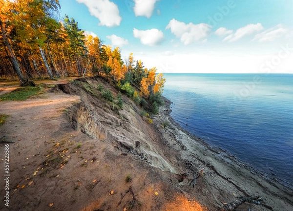 Fototapeta autumn in the mountains
