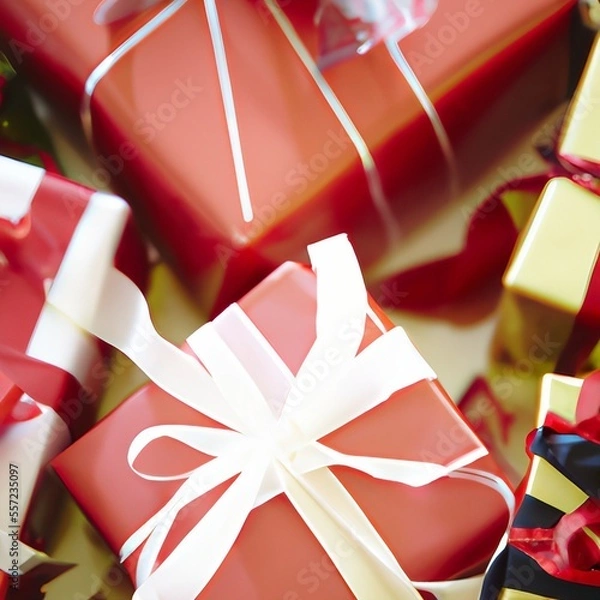 Obraz christmas gift boxes