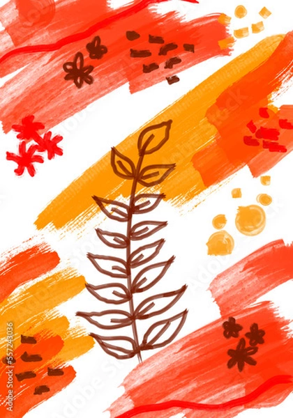 Fototapeta abstract watercolor background