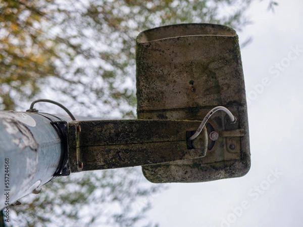 Obraz speaker on post from the bottom