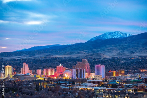 Obraz Reno, Nevada at dawn