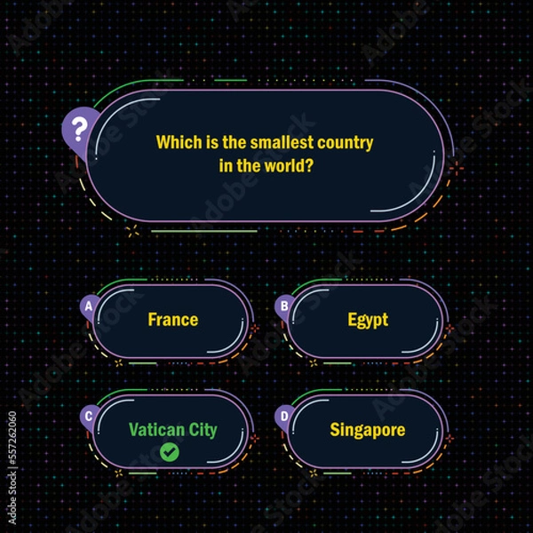 Obraz Quiz symbol, Contest, Question Answer game, Challenge, Glittering Background, Speech bubble, Ask, Problem, Solution, KBC, game
