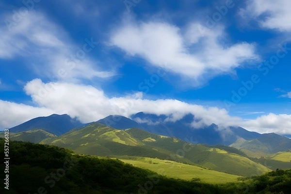 Obraz Mountains in the clouds