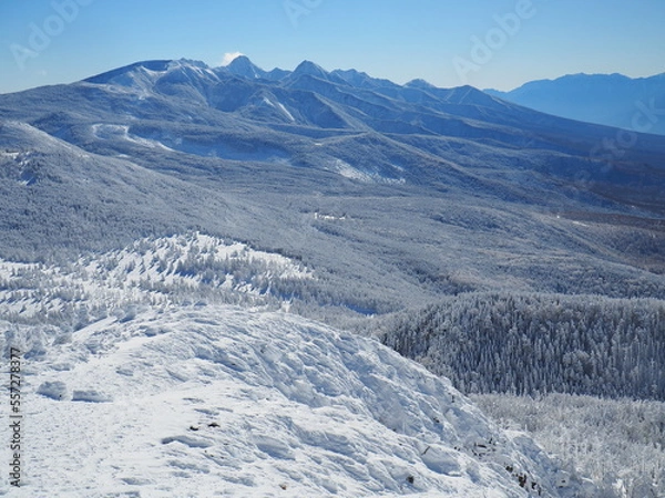 Fototapeta 北横岳から八ヶ岳南部