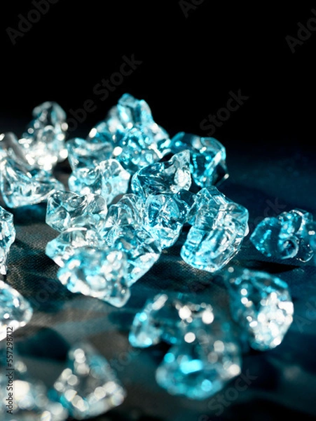 Fototapeta a crystal-like piece of ice