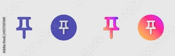 Fototapeta Compass, Location, Map, Pin, Globe isolated on background, sign, icon, symbol, 3d rendering.