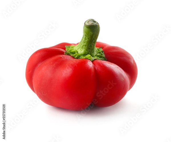 Obraz Red bell pepper isolated on white background