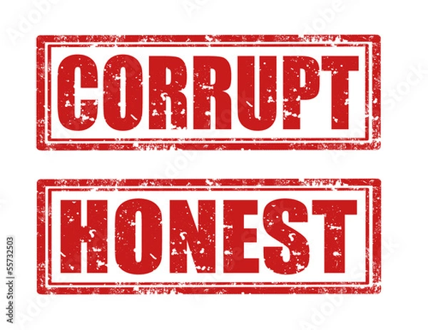 Obraz Corrupt-Honest