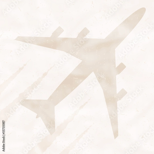 Obraz aircraft  in paper sky