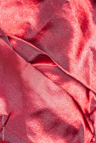 Fototapeta red silk fabric