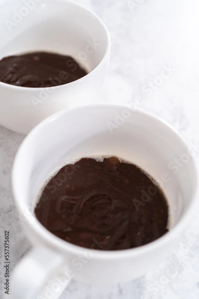 Fototapeta Chocolate mug cake