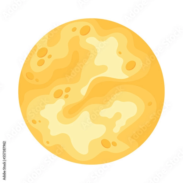 Fototapeta yellow fullmoon phase