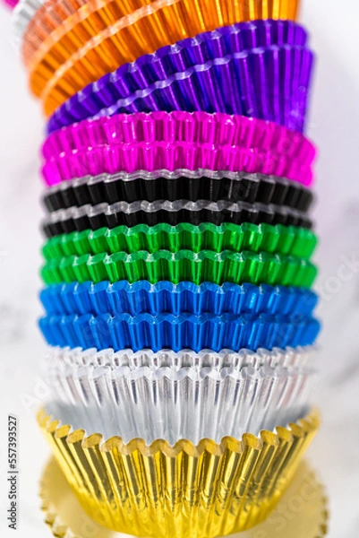 Obraz Foil cupcake liners