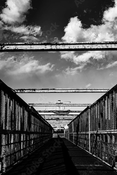 Obraz 古い跨線橋