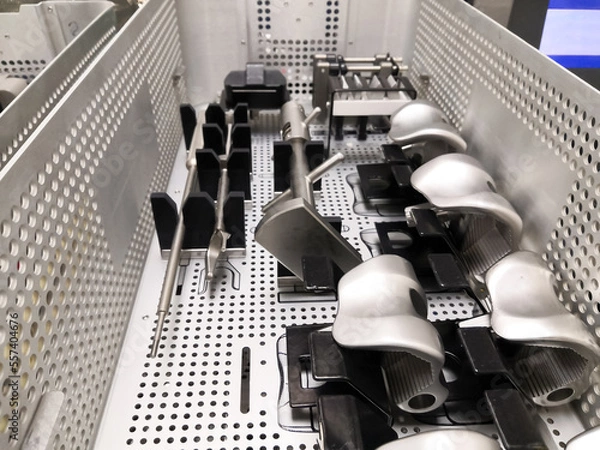 Obraz Trail Instruments Set For Total Knee Replacement