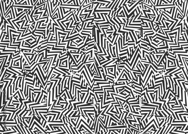 Fototapeta Abstract background with seamless dazzle camouflage pattern