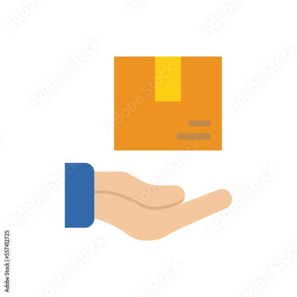 Fototapeta Holding Package