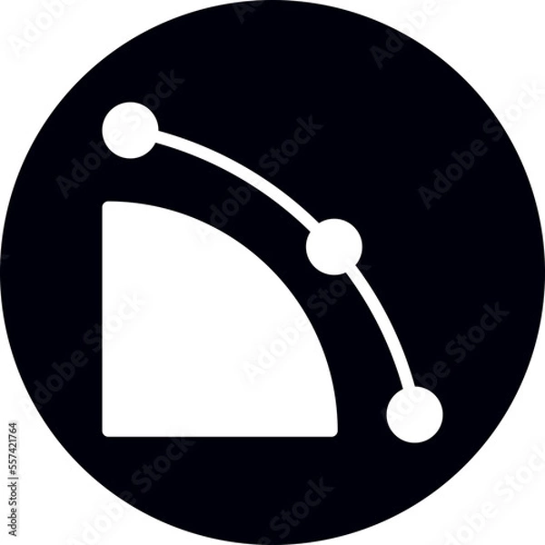 Fototapeta chart glyph icon