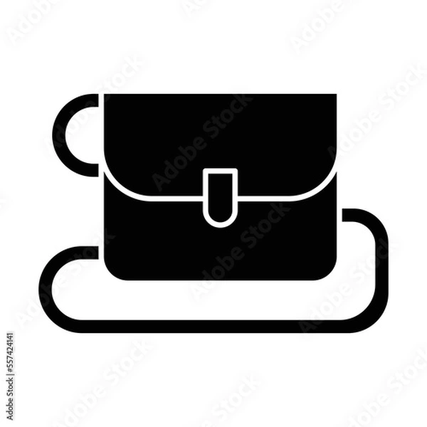 Fototapeta Ladies handbag icon vector design template