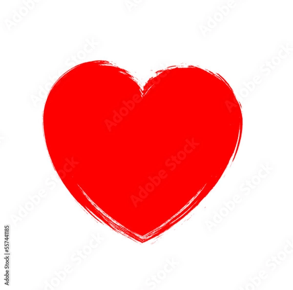 Obraz Serce stempel pieczątka