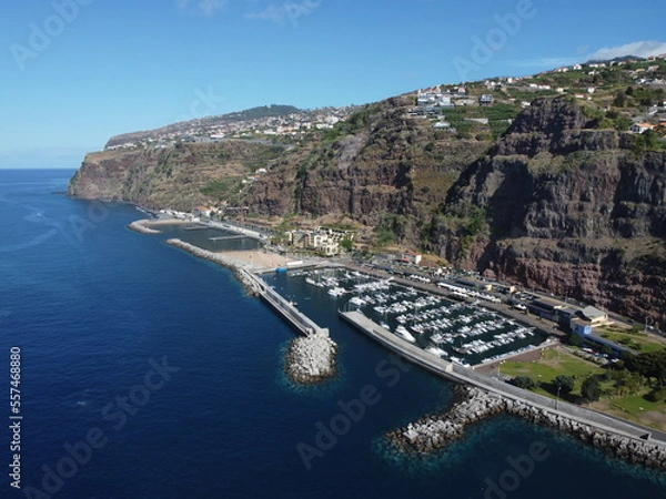 Obraz Haven an Steilküste