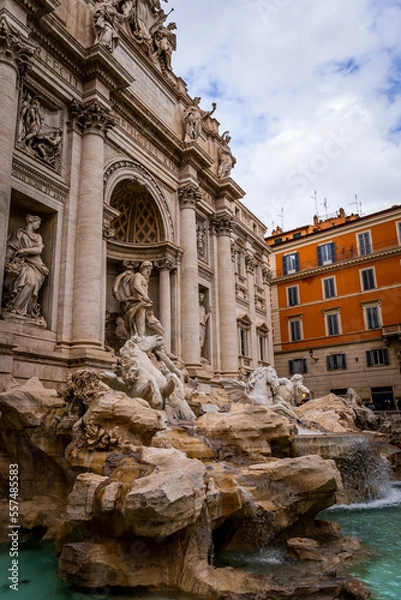 Obraz trevi fountain city