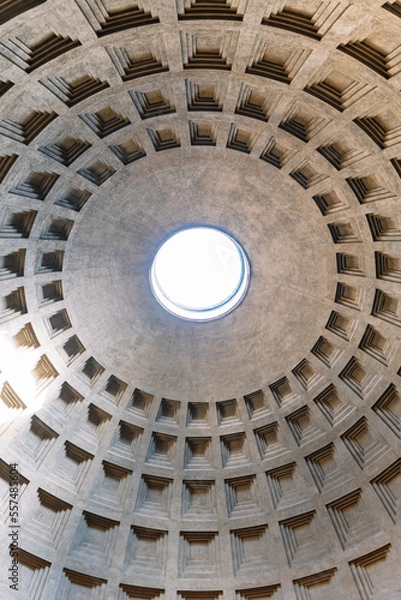 Obraz Ornamental dome design in temple