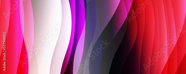 Fototapeta Abstract background, trendy simple fluid color gradients waves. Vector Illustration For Wallpaper, Banner, Background, Card, Book Illustration, landing page